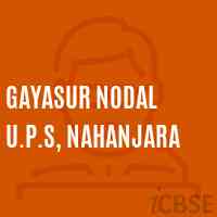 Gayasur Nodal U.P.S, Nahanjara Middle School Logo