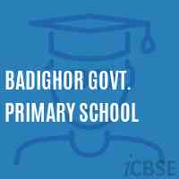 Badighor Govt. Primary School Logo