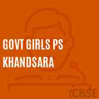Govt Girls Ps Khandsara Primary School Logo