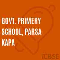 Govt. Primery School, Parsa Kapa Logo