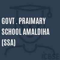Govt . Praimary School Amaldiha (Ssa) Logo