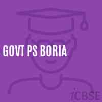 Govt Ps Boria Primary School Logo