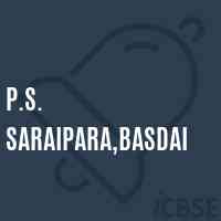 P.S. Saraipara,Basdai Primary School Logo