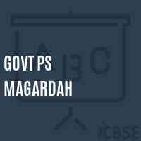 Govt Ps Magardah Primary School Logo