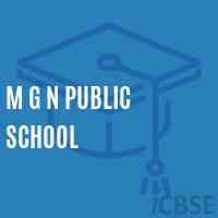 M G N Public School Logo