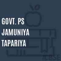 Govt. PS Jamuniya Tapariya Primary School Logo