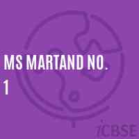 Ms Martand No. 1 Middle School Logo