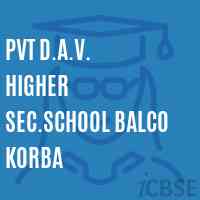 Pvt D.A.V. Higher Sec.School Balco Korba Logo