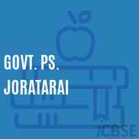 Govt. Ps. Joratarai Primary School Logo