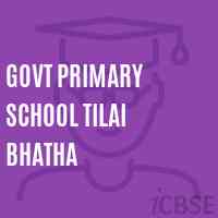 Govt Primary School Tilai Bhatha Logo