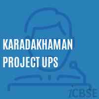Karadakhaman Project UPS Middle School Logo