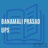 Banamali Prasad Ups Middle School Logo