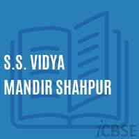 S.S. Vidya Mandir Shahpur Middle School Logo