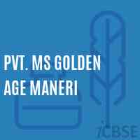 Pvt. Ms Golden Age Maneri Middle School Logo