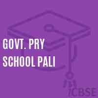 Govt. Pry School Pali Logo