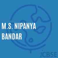 M.S. Nipanya Bandar Middle School Logo