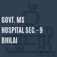 Govt. Ms Hospital Sec.- 9 Bhilai Middle School Logo