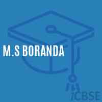 M.S Boranda Middle School Logo