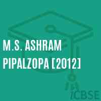 M.S. Ashram Pipalzopa [2012] Middle School Logo
