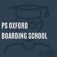 Ps Oxford Boarding School Logo