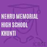 Nehru Memorial High School Khunti Logo