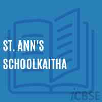 St. Ann'S Schoolkaitha Logo
