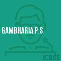 Gambharia P.S Primary School Logo