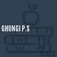 Ghungi P.S Primary School Logo