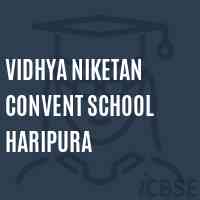 Vidhya Niketan Convent School Haripura Logo