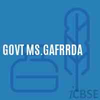 Govt Ms.Gafrrda Middle School Logo