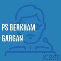 Ps Berkham Gargan Primary School Logo
