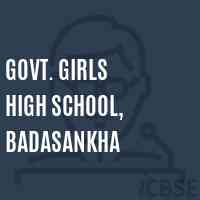 Govt. Girls High School, Badasankha Logo