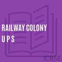 Railway Colony U P S School Logo