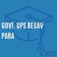 Govt. Ups Besav Para Middle School Logo