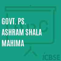 Govt. Ps. Ashram Shala Mahima Primary School Logo