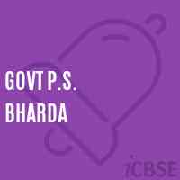 Govt P.S. Bharda Primary School Logo