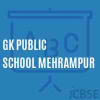 Gk Public School Mehrampur Logo