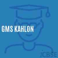 Gms Kahlon Middle School Logo