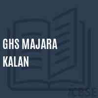 Ghs Majara Kalan Secondary School Logo