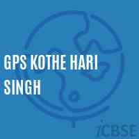 Gps Kothe Hari Singh Primary School Logo