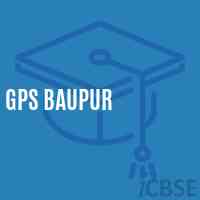 Gps Baupur Primary School Logo