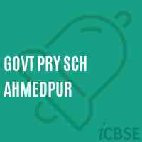 Govt Pry Sch Ahmedpur Primary School Logo
