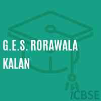 G.E.S. Rorawala Kalan Primary School Logo