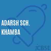 Adarsh Sch. Khamba Senior Secondary School Logo