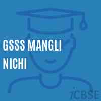 Gsss Mangli Nichi High School Logo