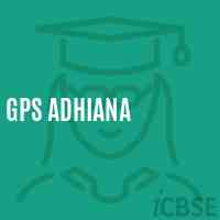 Gps Adhiana Primary School Logo