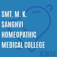 Smt. M. K. Sanghvi Homeopathic Medical College Logo