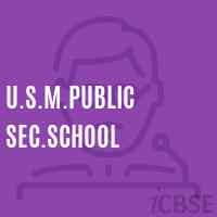 U.S.M.Public Sec.School Logo