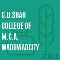 C.U.Shah College of M.C.A. Wadhwabcity Logo