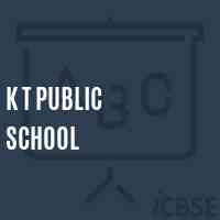 K T Public School Logo